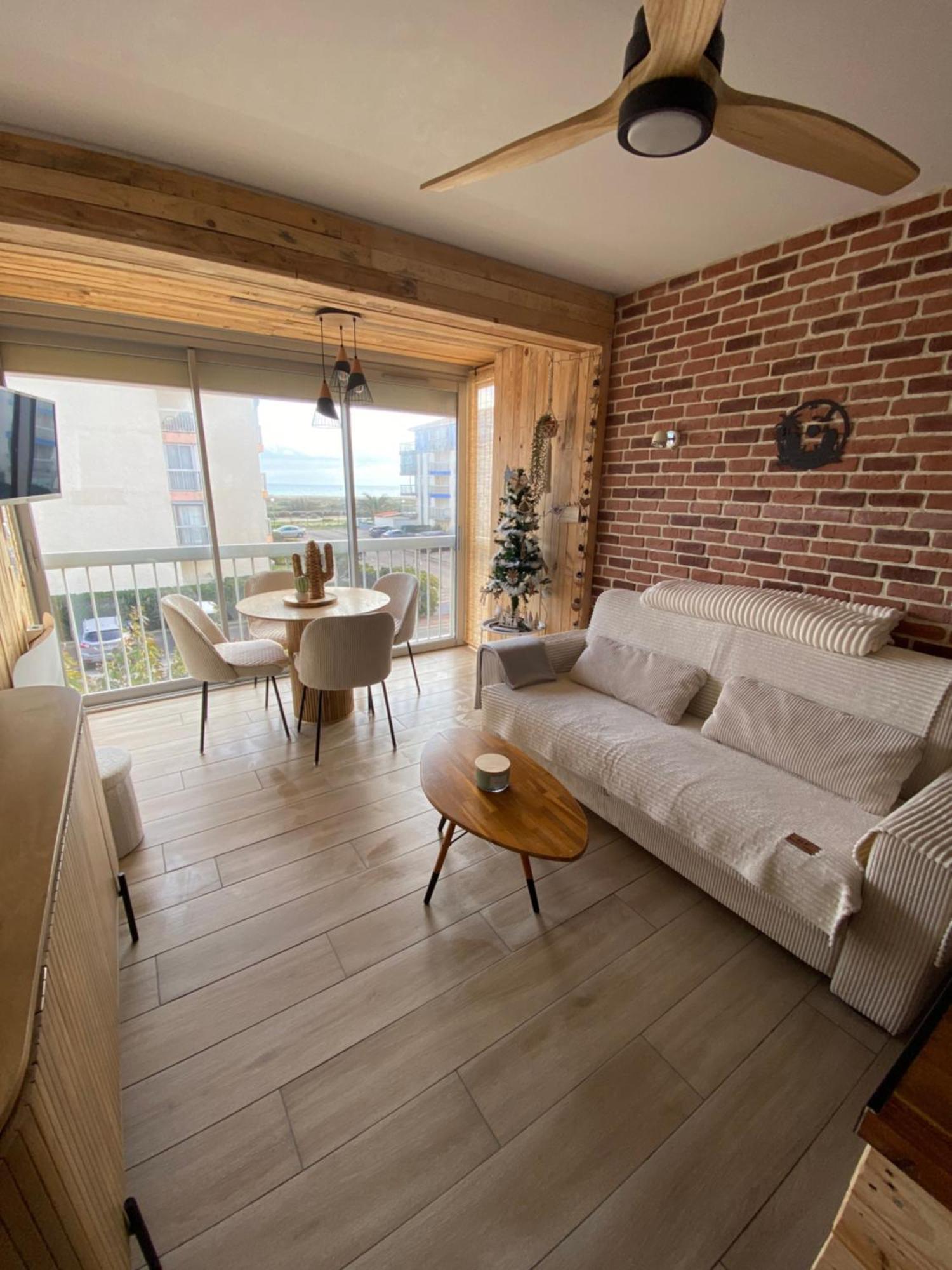 Beach Loft 4 Pers Le Barcares Bagian luar foto